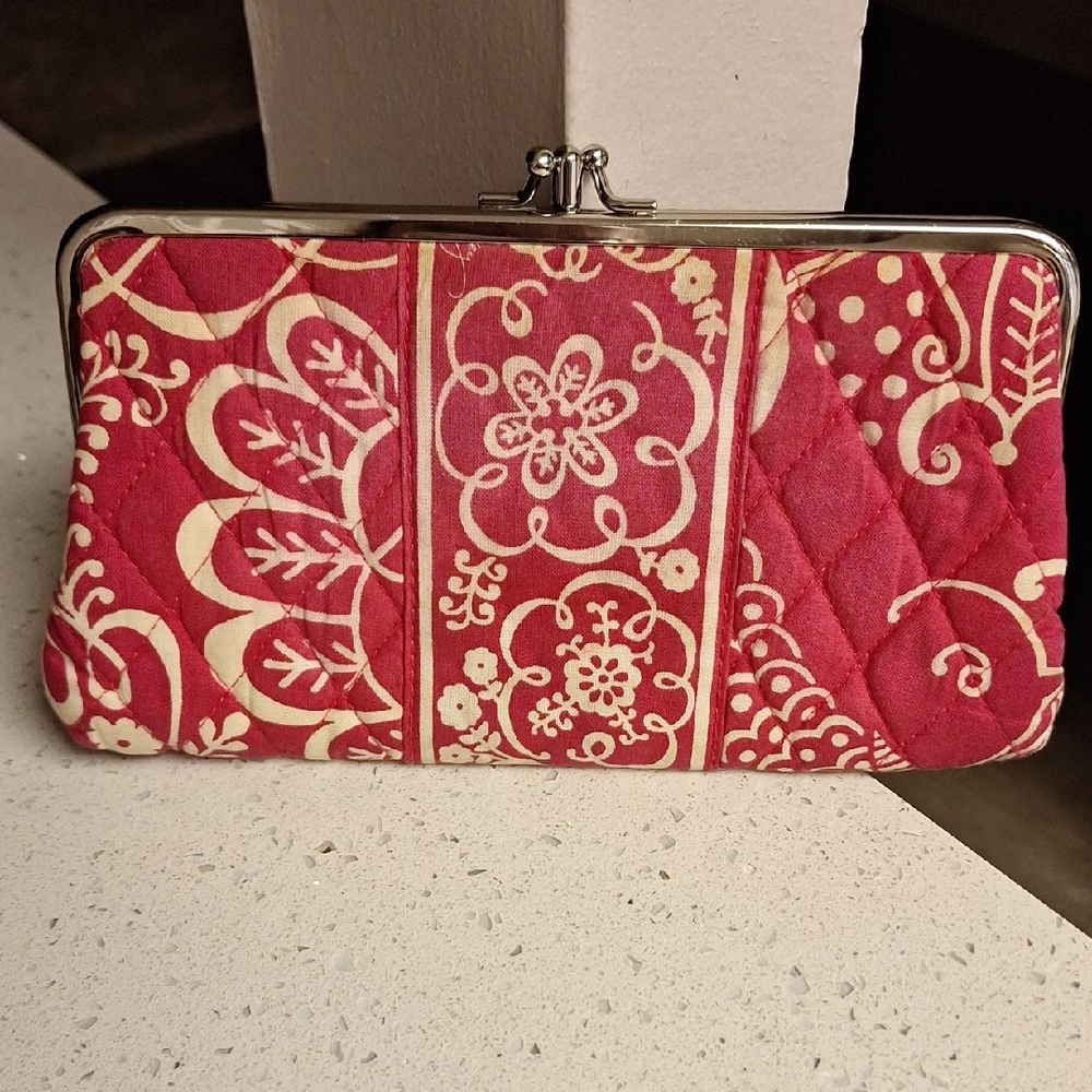 Vera Bradley Pink Floral Women's Clutch